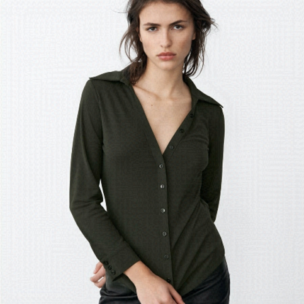 NWT Zara Button-Up Longsleeves